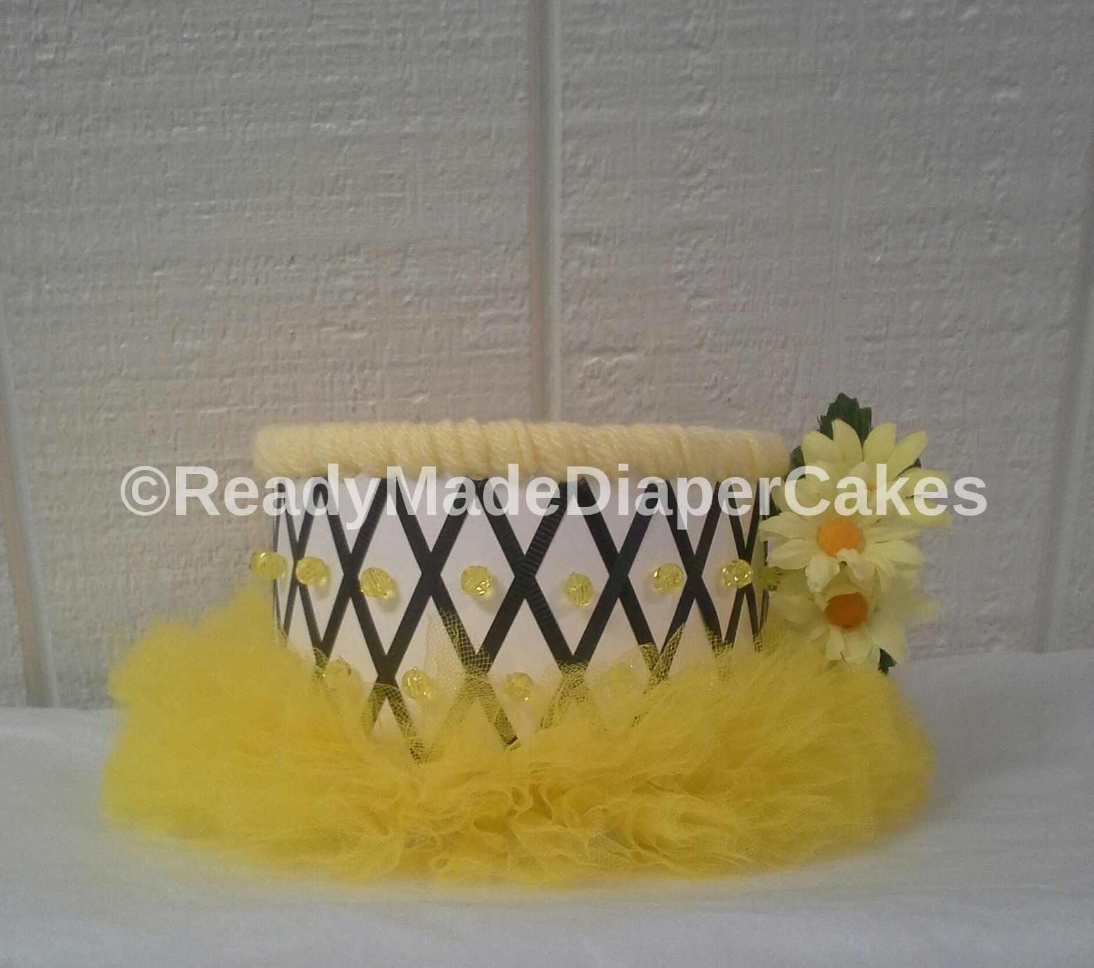 black and yellow tutu baby