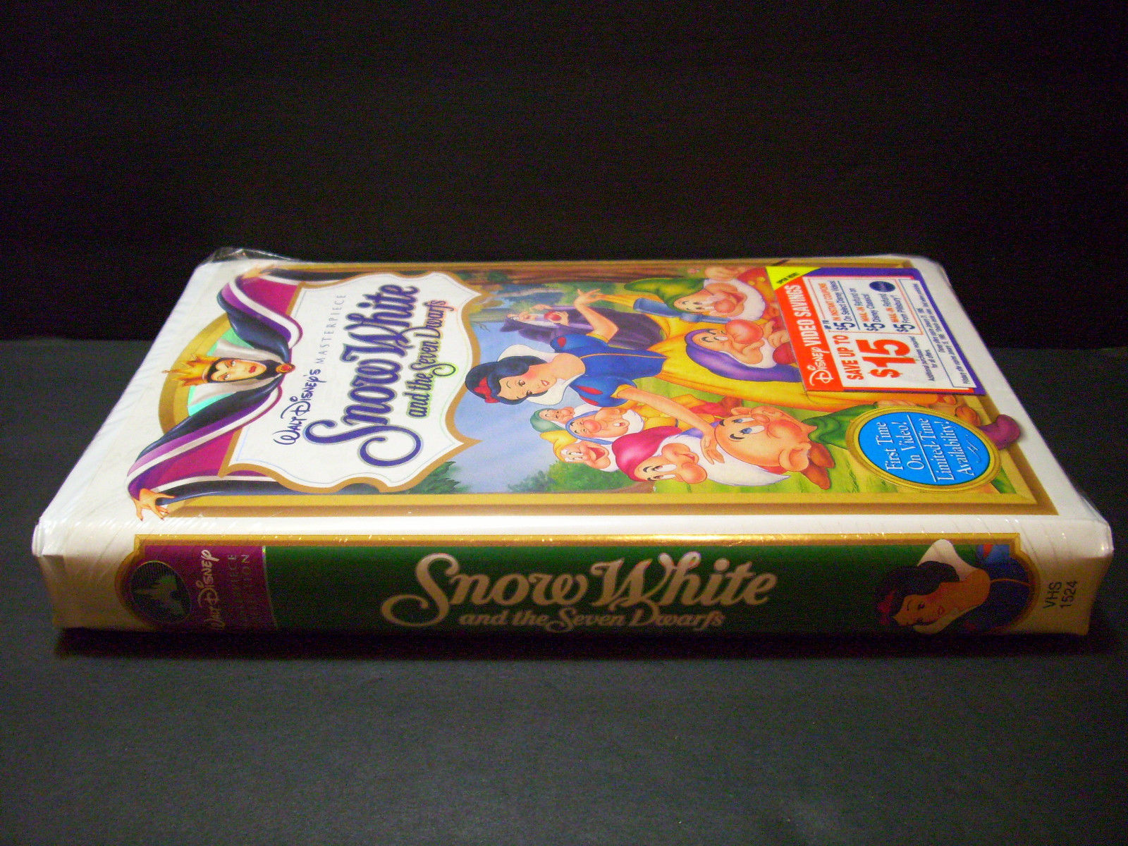 Sealed Snow White And The Seven Dwarfs Vhs 1994 Walt Disney Masterpiece Collection Vhs Tapes 