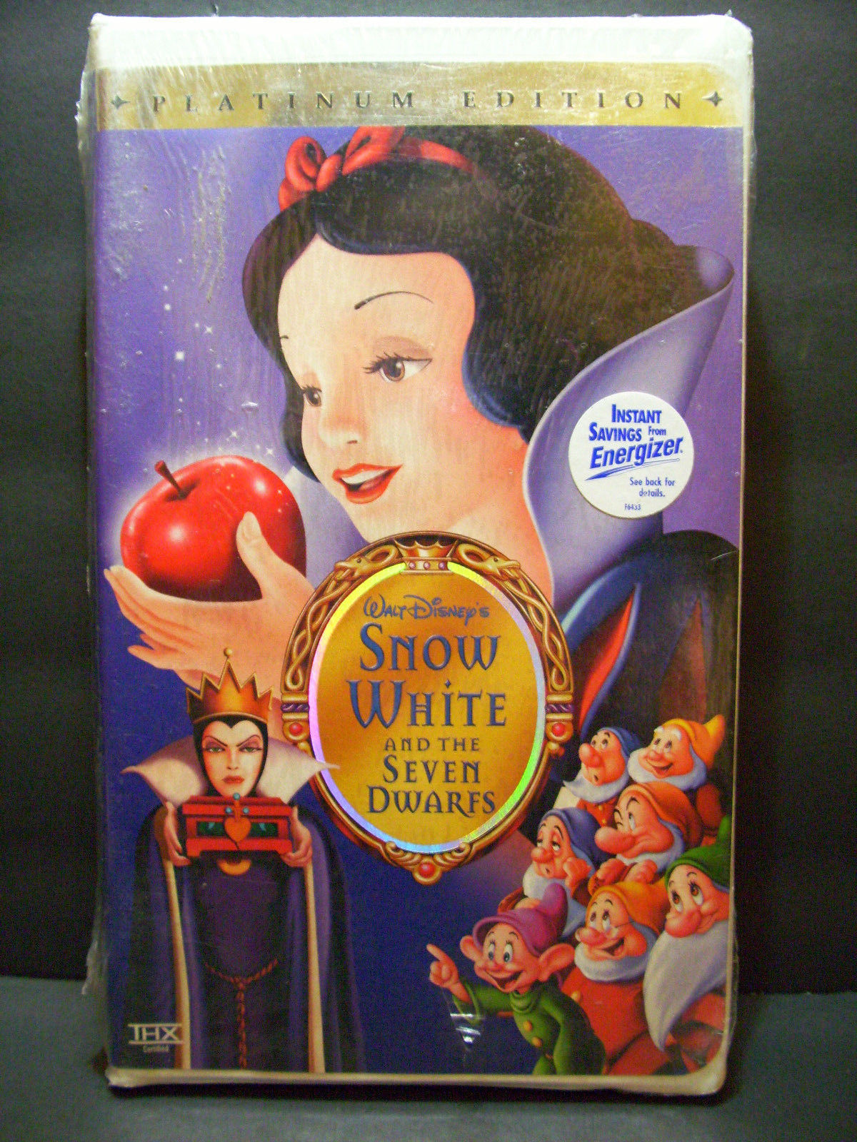 Brand New Sealed Snow White And The Seven Dwarfs Vhs Walt Disney Platinum Edition Vhs Tapes 