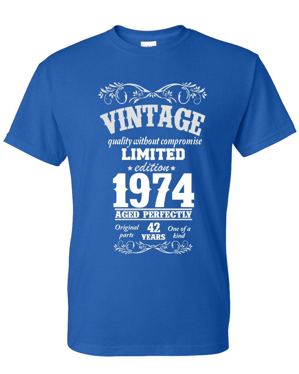 1974 birthday tee, 1974 shirt, 1974 T-Shirt, 1974, 42th birthday ...