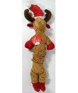 Pet factory Holiday Pull &amp; Squeak 18&quot; Dog Toy Reindeer - $12.99