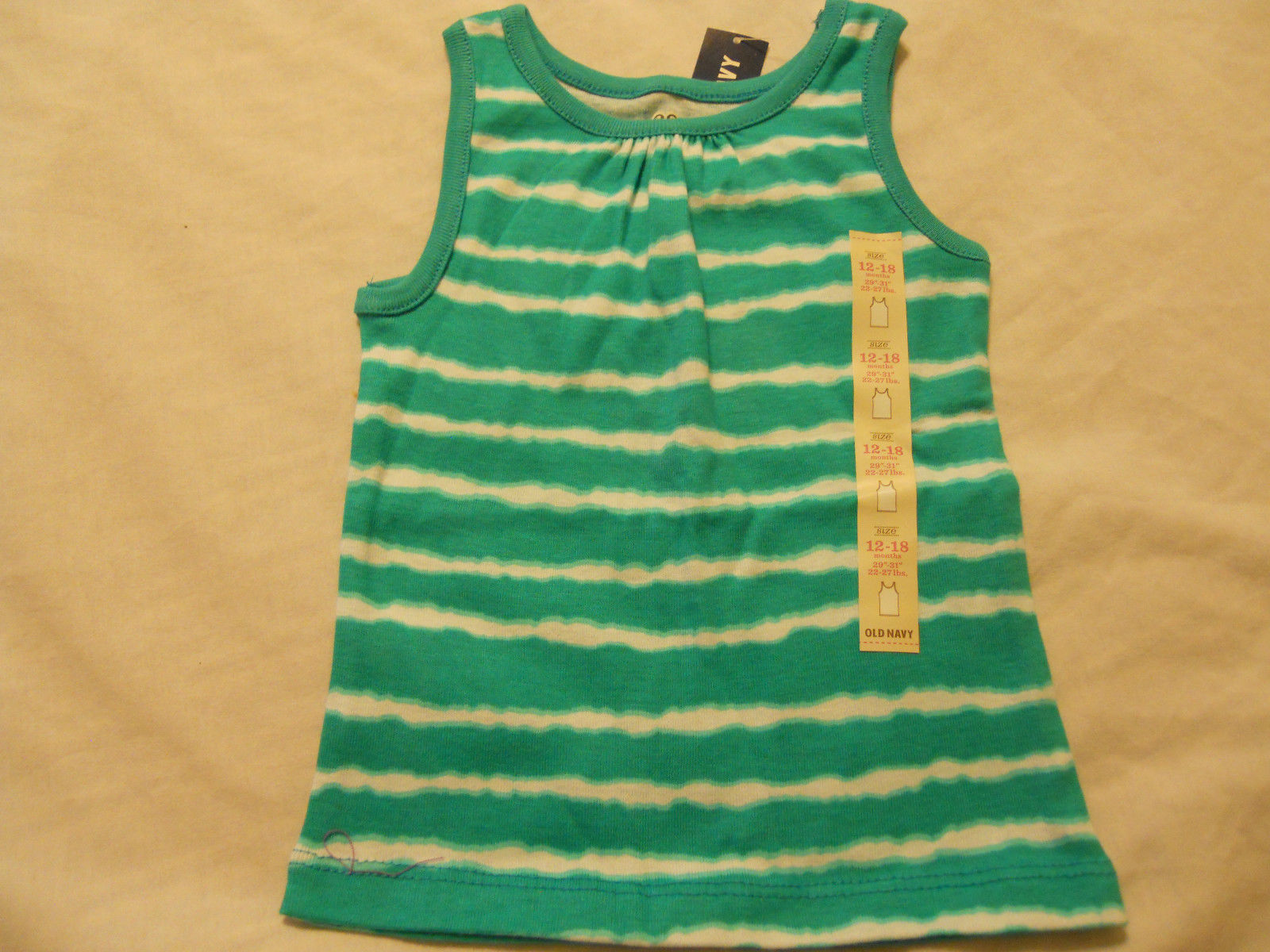 Old Navy Baby Girls Shirts Infants Toddlers Sleeveless Tank Top Solid Striped