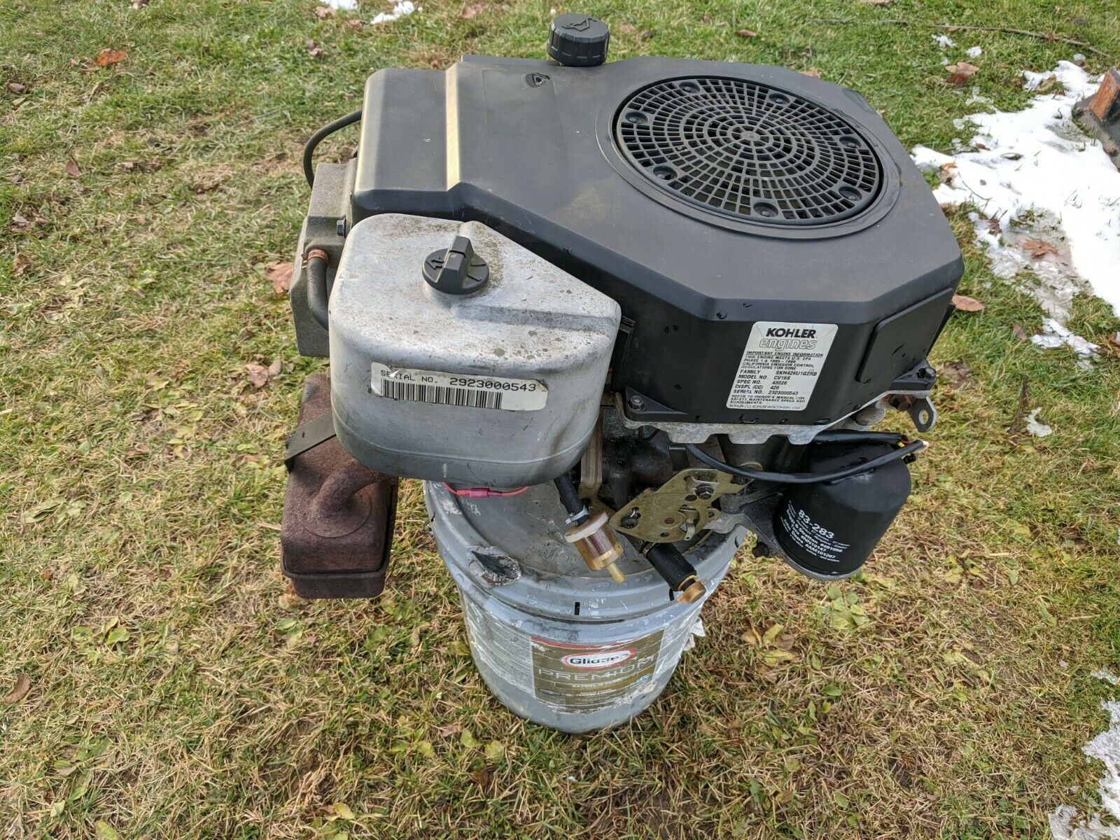 Used Scotts 16HP Kohler Engine fits 1642H Parts & Accessories