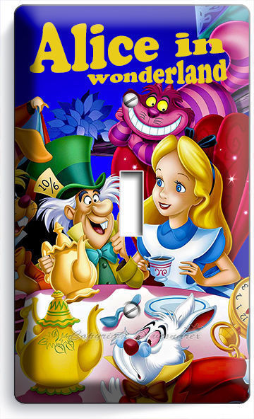 Alice In Wonderland Single Light Switch Wall And Similar Items