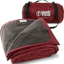 Brawntide Large Outdoor Waterproof Blanket - Quilted, Extra Thick Fleece... - $70.00