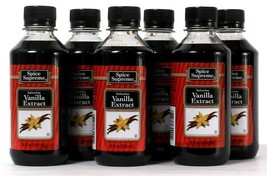 6 Bottles Spice Supreme 8 Oz Vanilla Extract Best By 3/25/2023