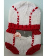 Baseball Baby Knit Set Size 0-3 Months New Hat and Diaper Cover - $22.50