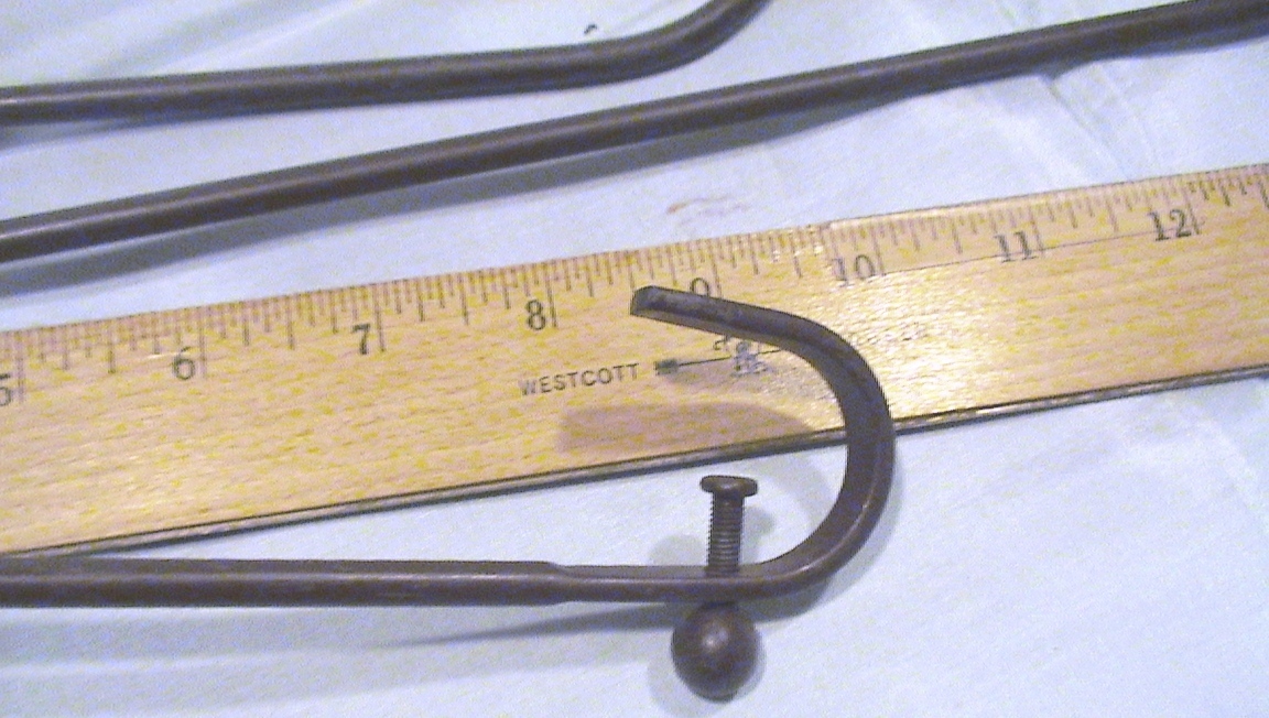 Set of 3 Adjustable Metal Candleholders for Fireplaces - Candle Holders