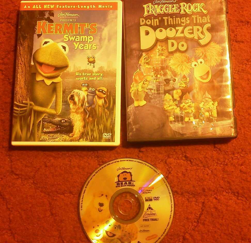 Set Of 3 Jim Henson Dvd Movies Fraggle Rock And 50 Similar Items