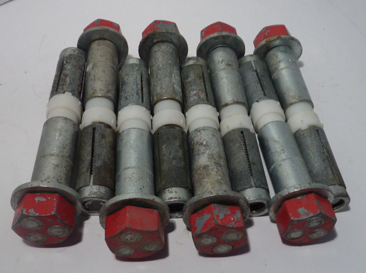 Hilti HSL M16/25 Concrete Anchors Lot of 8 Fasteners & Connectors