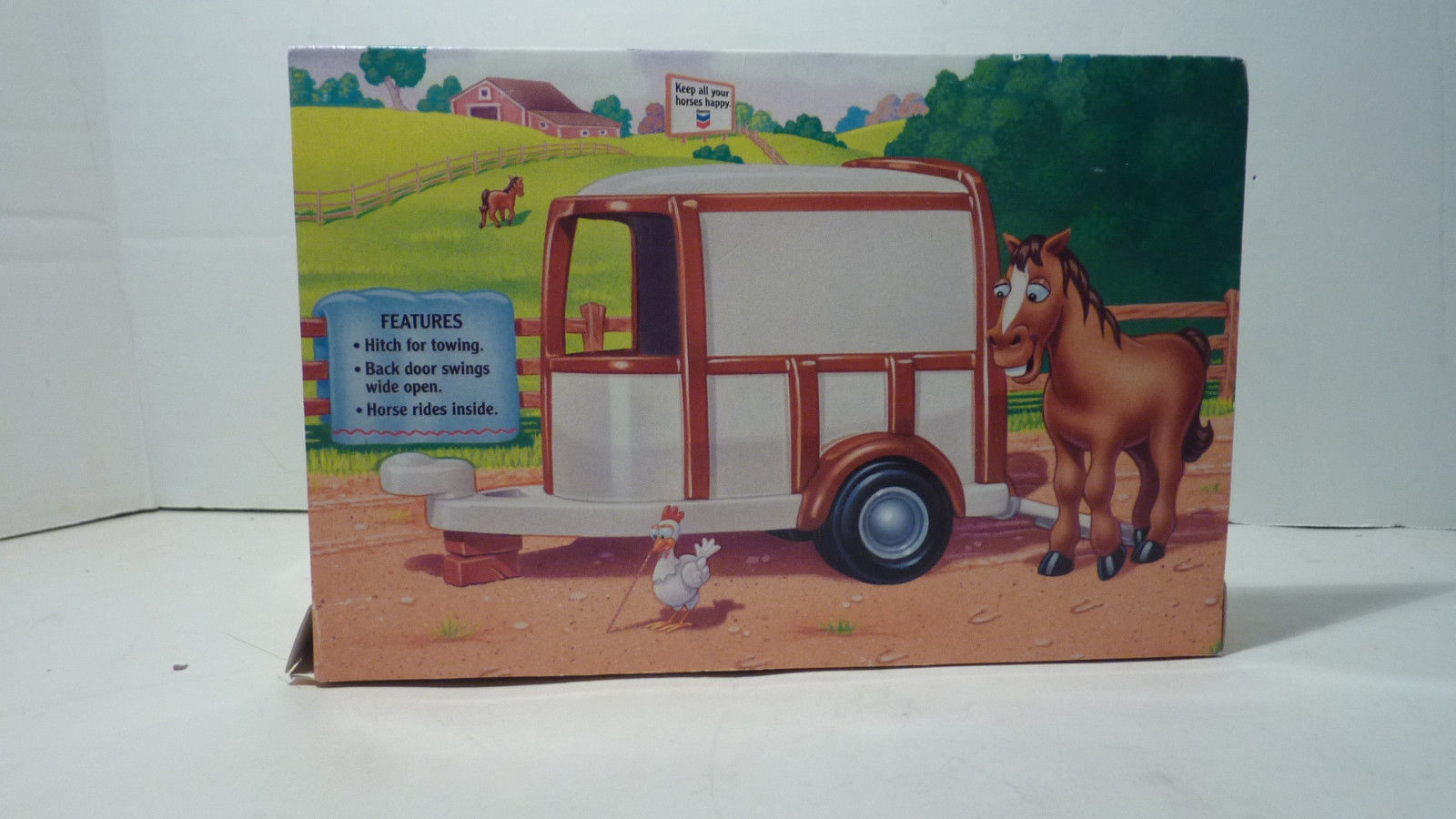 Chevron Cars HORACE N TRAILER New In Box NIB retired Chevron