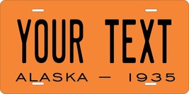 Alaska 1935 Personalized Tag Vehicle Car Auto License Plate - $16.75