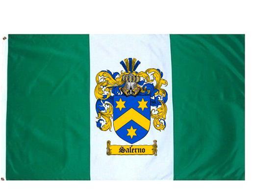 Salerno Coat of Arms Flag / Family Crest Flag
