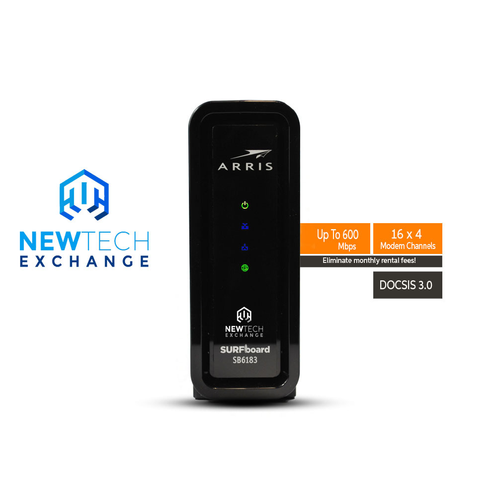 ARRIS SB6183 Cable Modem DOCSIS 3.0 Up to 600 Mbps Modems