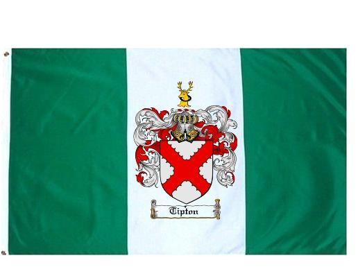 Tipton Coat of Arms Flag / Family Crest Flag - Coat of Arms