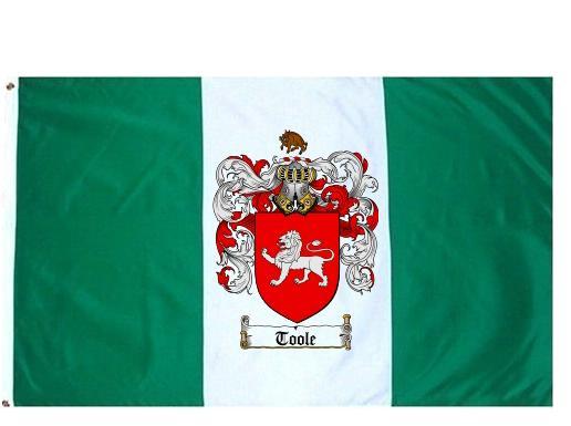 Toole Coat of Arms Flag / Family Crest Flag