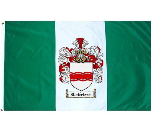 Waterford Coat of Arms Flag / Family Crest Flag - Coat of Arms