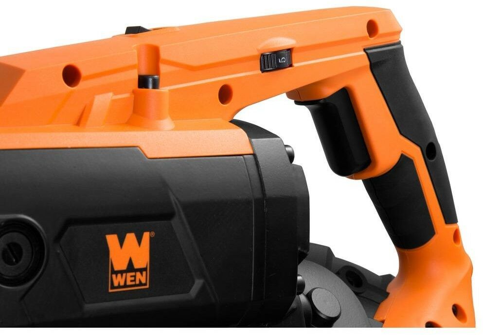 WEN Band Saw Portable 5 in. Cutting Variable Speed 10 Amp No Tool Blade