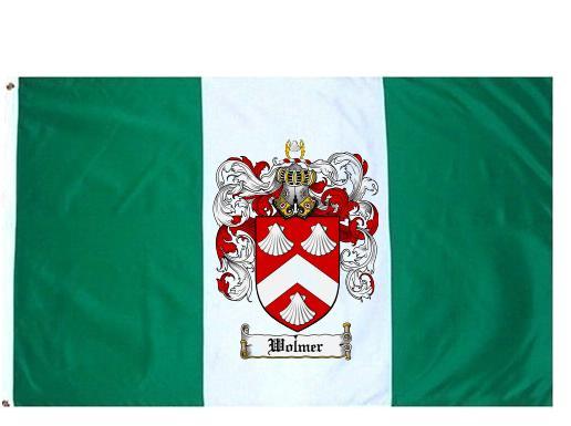 Wolmer Coat of Arms Flag / Family Crest Flag - Coat of Arms