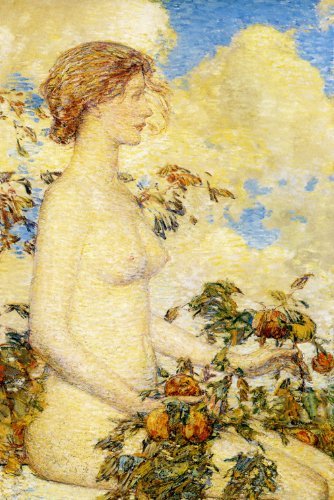 POMONA ITALIAN GODDESS OF FRUIT TREES NUDE WOMAN 