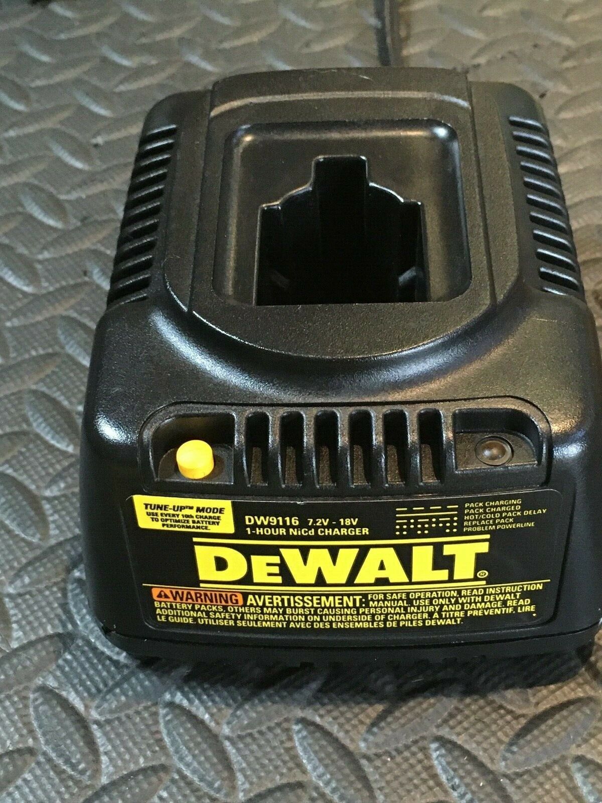 DeWalt DW9116 Fast NiCad Battery Charger 7.2v 9.6v12v14.4v18v With