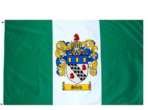Steele Coat of Arms Flag / Family Crest Flag