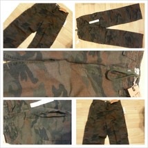 Brown Camoflauge Cargo Pants Adult Army style Cargo Pants bottoms 30Wx32L NWT - $22.54