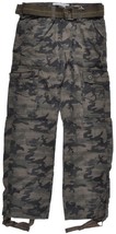 Mens Camouflage cargo pants Green Brown Camouflage fatigue cargo pants W30-42 - $23.46