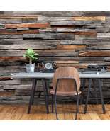 Tiptophomedecor Peel and Stick Wallpaper Wall Mural - Old Wooden Barn Wa... - $59.99+
