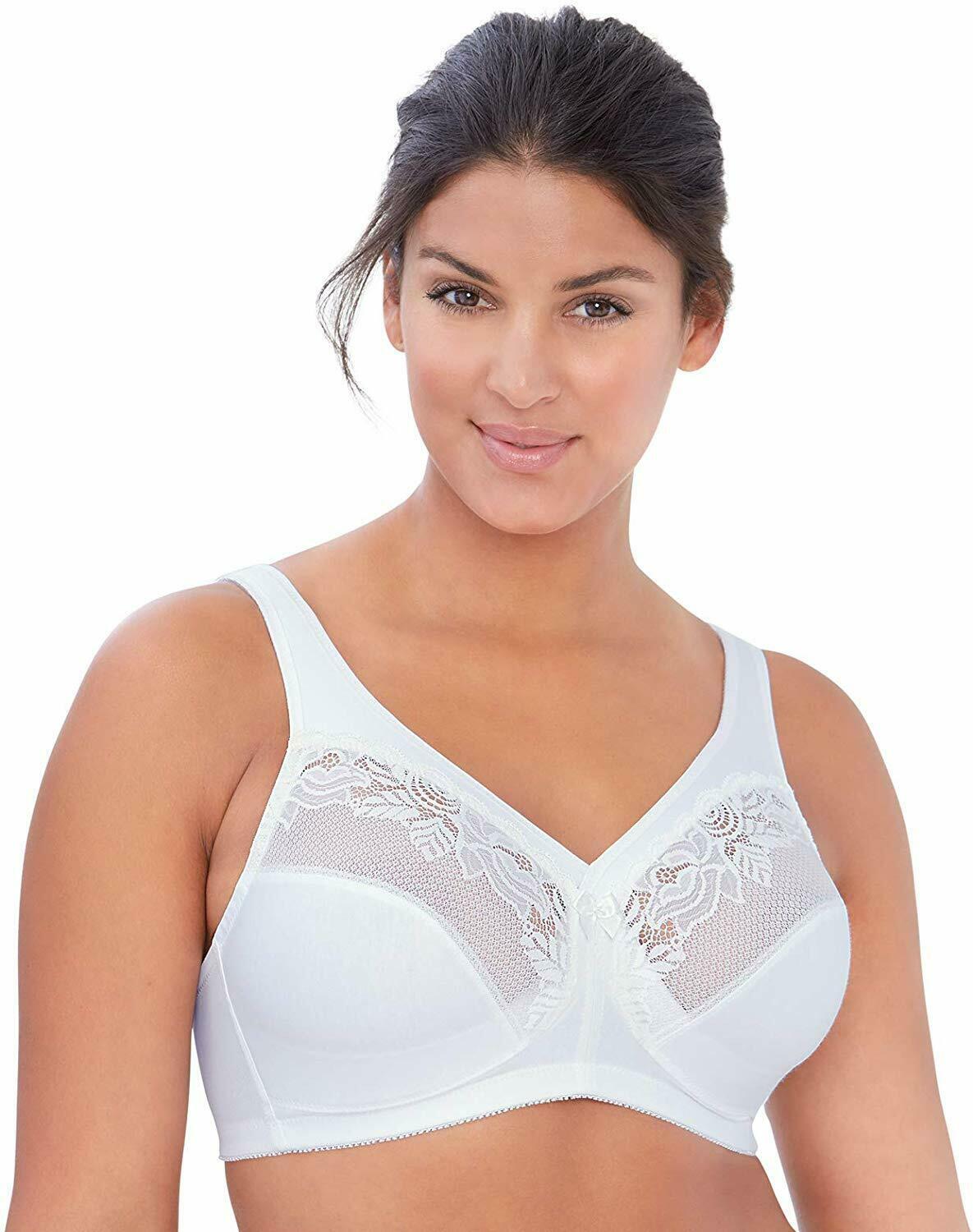 Glamorise White Magic Lift Full Figure Minimizer Bra Us 44c Uk 44c Nwot Bras And Bra Sets 