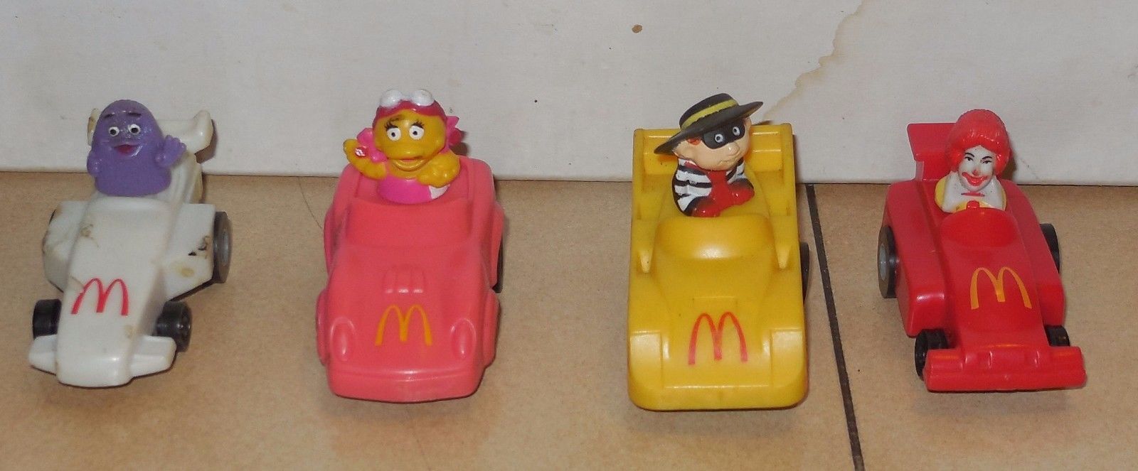 New Vintage McDonald's Happy Meal Turbo Macs 1988 Ronald McDonald Sealed 