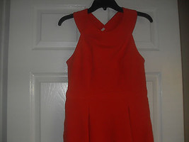 RACHEL ROY New Chilli Cross Back Fit &amp; Flare Embellished Halter Dress  4... - $19.98