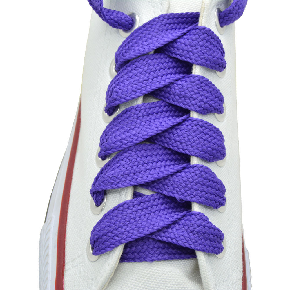 Flat 27,36,45,54,63/" Athletic Navy Blue Shoelace Sneaker Strings 1,2,4,6,12 Pair
