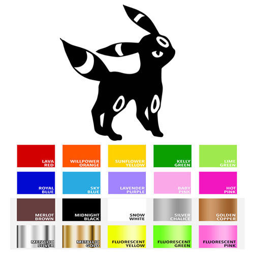 Umbreon Eevee Decal Sticker For Macbook And 50 Similar Items
