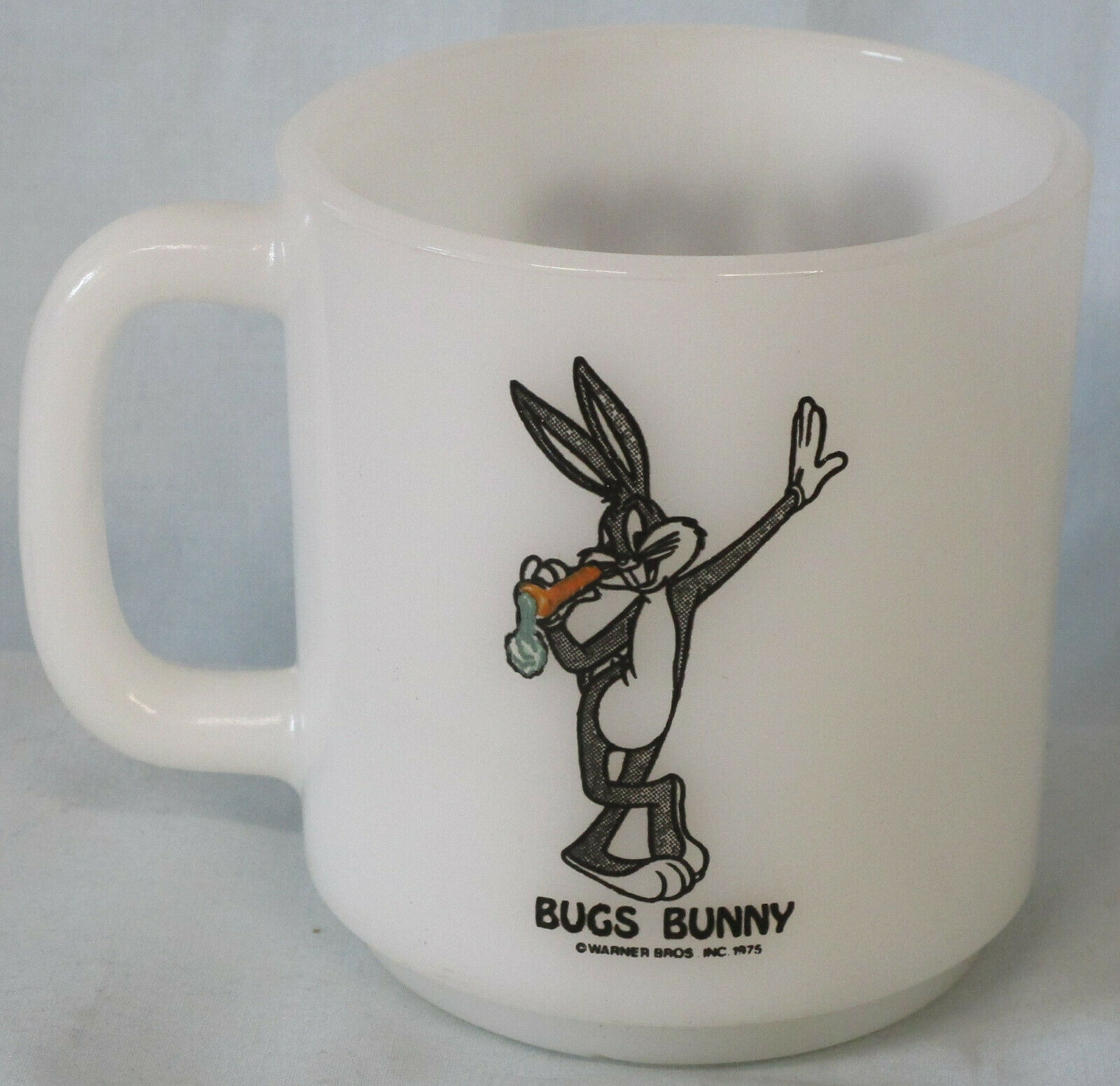 selling discounted Warner Bros Bugs Bunny Milk Glass Cup