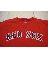 MLB Boston Red Sox Major League Baseball Fan Dustin Pedroia #15 Red T Sh... - $17.17