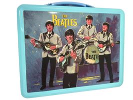 Beatles Metal Lunch Box w/ Thermos New Lunchbox NOS + Stereo & Mono Sets USB image 4