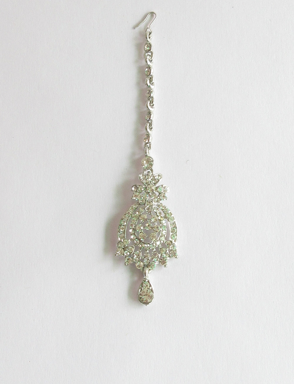 Silver Tikka/Maang Silver Tikka/ Indian India Prom Tika Jewelry/HeadPiece Jewel Hair & Head