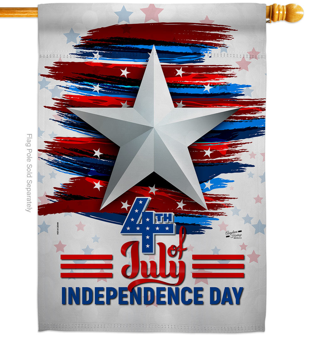 Primary image for Independence Day House Flag Fourth Of July 28 X40 Double-Sided Banner