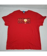Vintage Family Guy Shirt Men&#39;s XL Red Short Sleeve Stewie &quot;Obey Me&quot; Cart... - $14.97
