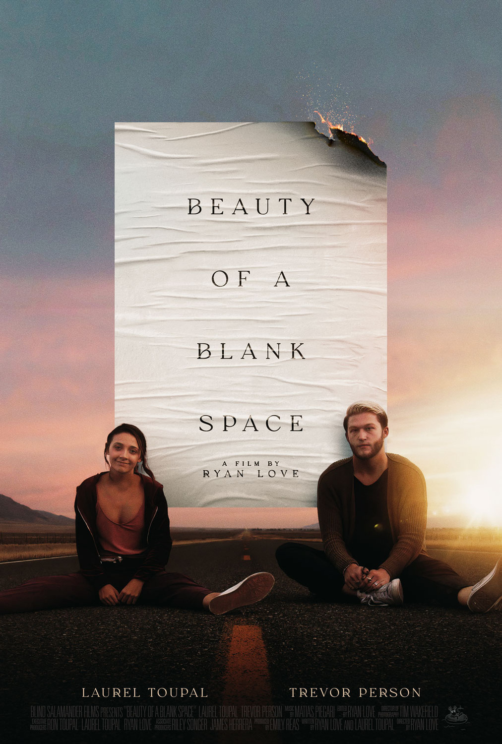 Beauty of a Blank Space Poster Ryan Love Movie Art Film Print Size 24x36 27x40