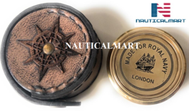 NauticalMart Brass Compass Made For Royal Navy London Beautiful working model
