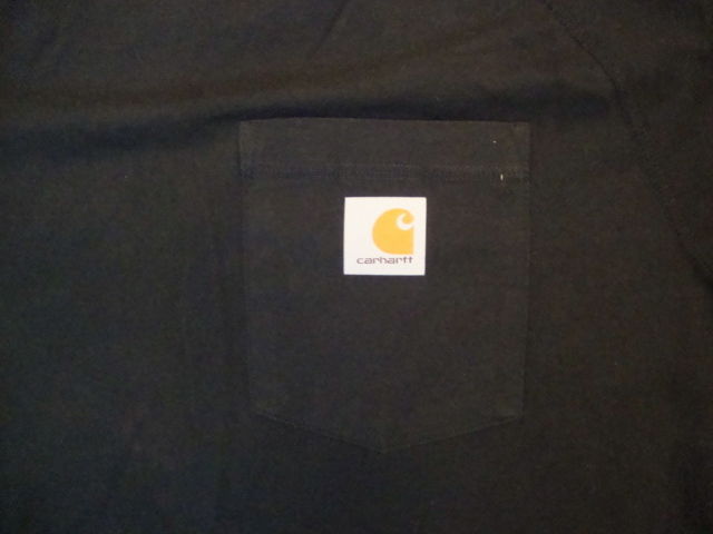 Primary image for Carhatt Front Pocket Soft Black T Shirt XL