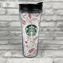 Starbucks Christmas Holiday White Red Deer Rabbit Winter Travel Tumbler ... - $15.44
