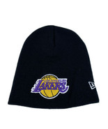 New Era Los Angeles Lakers Beanie Black Yellow NWOT Skull Cap Knit Lebro... - $14.80