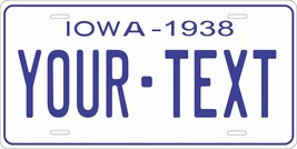 Iowa 1938 Personalized Tag Vehicle Car Auto License Plate - $16.75