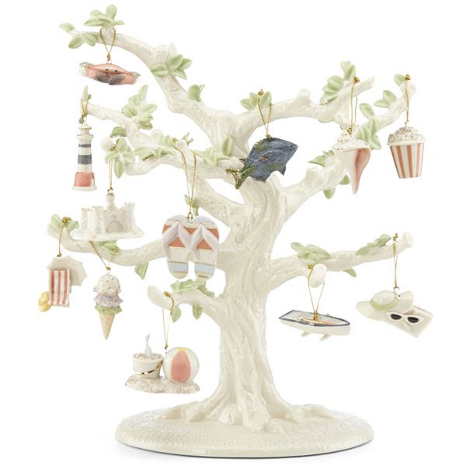 lenox summer miniature tree ornaments set of 12 sand lenox summer miniature tree ornaments set of 12 sand