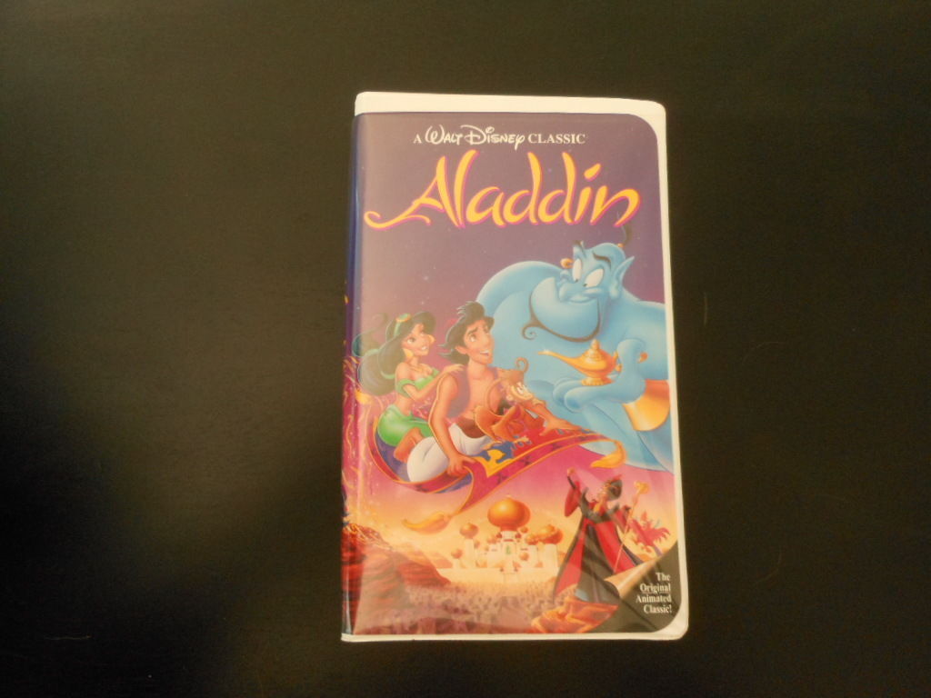 Walt Disney "Aladdin" VHS 1992 Vintage Black Diamond Edition 7 17951 ...