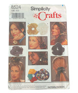 Simplicity Crafts Pattern 8524 Hair Accessories One Size in 12 styles ~ ... - $6.80