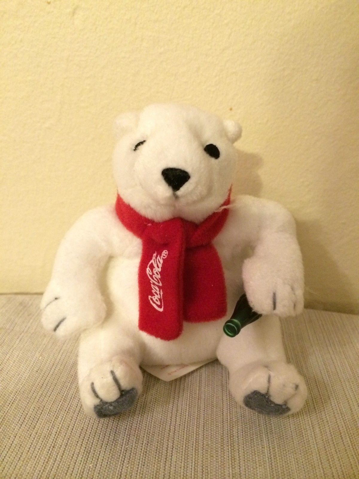 coke bear stuffed animal